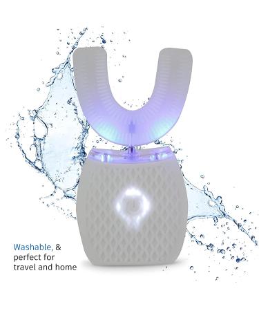Vivitar Ultrasonic U-Shaped Electric Toothbrush for Adults | Rechargeable & Washable with 360 Mouth Cleaning | 4 Modes | Ideal for Travel & Home Use - Buy Online on GoSupps.com