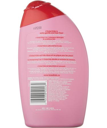 L'Oreal Paris Kids Shampoo and Conditioner Strawberry Smoothie 2 in 1 Paraben Free Extra Gentle Dermatologist Tested Tear-Free 265 ml Strawberry Strawberry Smoothie 2 in 1 - Buy Online on GoSupps.com