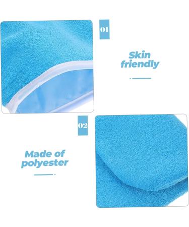HAPINARY 1 Pair Waxed Cotton Footmuffs Paraffin Wax Hydrating Foot Mask Foot Covers Paraffin Bath Bags Wax Bath Foot Liners Moisturizing Socks Foot Spa Wrapping Cover Wax Booties Polyester 26.50X19.00X1.00CM Blue - Buy Online on GoSupps.com