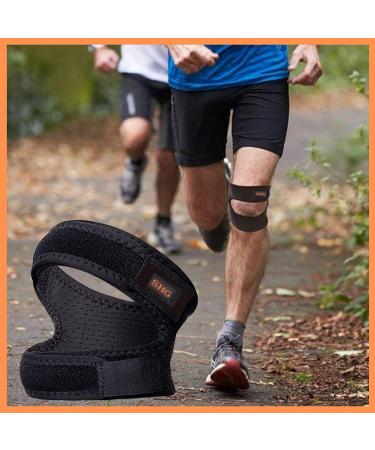 Buy Premium Patella Tendon Support Brace | Knee Pain Relief Breathable Neoprene Adjustable Strapping Arthritis & Injury Recovery - Buy Online on GoSupps.com