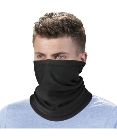 AUGCOMRE LOOP SELECTION Black Multifunction Windproof Scarf | Thermal Fleece Neck Warmer for Winter Sports Cycling & Skiing - Buy Online on GoSupps.com