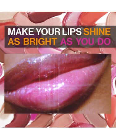 Wet n Wild Mega Slicks Lip Gloss - Long Lasting High Shine Pink Champagne with Hyaluronic Acid - Buy Online on GoSupps.com