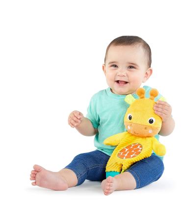Bright Starts Snuggle Teethe Giraffe Plush Teething Toy - Crinkle Fabric, Ages 0 - Buy Online on GoSupps.com