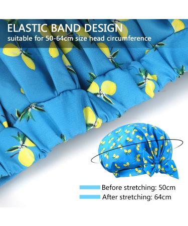 YISUN Shower Caps for Women - 2 PACK Double Layer Waterproof Bath Cap - Reusable & Elastic Band - Buy Online on GoSupps.com
