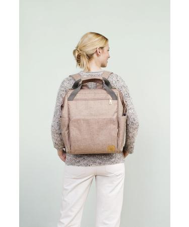L SSIG Baby Changing Backpack | Sustainable Goldie Changing Bag with Accessories - Stylish & Eco-Friendly Rose Design - Buy Online on GoSupps.com