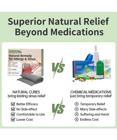 SandoKare Natural Allergy & Sinus Relief Blanket | For Nasal Congestion, Sneezing & Sinus Pressure | Drug-Free | Safe for Kids & Adults - Buy Online on GoSupps.com