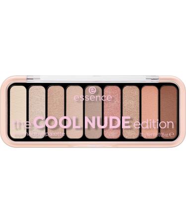 Essence the nude edition eyehadow palette eyeshadow No. 10 nude 9 nude tones long-lasting natural vegan without microplastic particles nanoparticles free without perfume 1 Pack (1 Pack) 10 Pretty in nude
