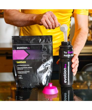 EVOTION PRO Isotonic Drink Powder - 2 x 600 g + Bottle Ideal for hydration With electrolytes and carbohydrates Prevents - Buy Online on GoSupps.com