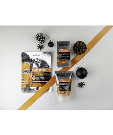 L'Oreal Men Expert The Expert Hydra Energetic Washbag Gift Set For Him: Moistuiser Face Wash Shower Gel 5011408094091 4-Piece Gift Set - Buy Online on GoSupps.com