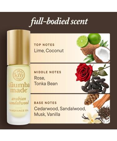 Kuumba Made Arabian Sandalwood Fragrance Oil Long-Lasting Small-Batch Perfume Roller Vegan Alcohol-Free 0.15 Fl Oz 0.15 Fl Oz (Pack of 1) - Buy Online on GoSupps.com