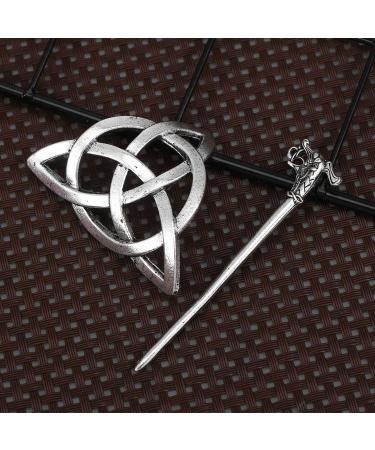Vintage Celtic Knot Crown Hairpins | Lurrose Alloy Hair Clips & Barrettes for Women & Girls - International Shipping Available - Buy Online on GoSupps.com