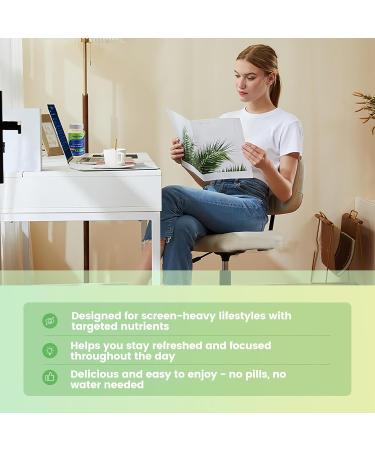 HolyTime Lutein Gummies Dietary Supplement for Eye Health Support with Lutein & Zeaxanthin Plant-Based Daily Formula with Zinc, Vitamin C & E Natural Berry Flavor Vegan Friendly (5) - Buy Online on GoSupps.com