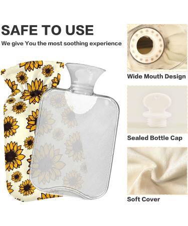 Autumn Sunflower Heat Bottles - 2L Hot Water Bags for Pain Relief & Comfort - Buy Online on GoSupps.com