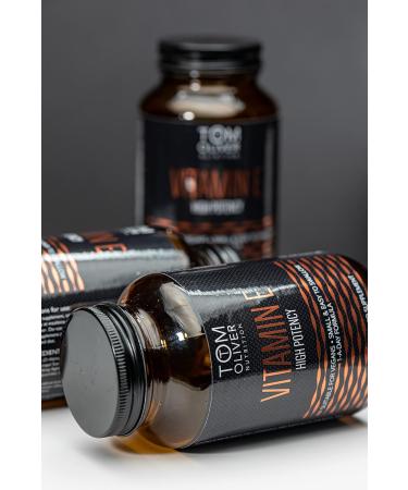 Tom Oliver Nutrition Vitamin E 400IU High Potency 60 Softgels - Fast Absorption - Buy Online on GoSupps.com