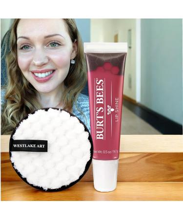 Buy Pucker Lip Gloss - Vibrant Moisturizing Lip Shine with Sunflower Oil & Vitamin E | Pack of 2 & Reusable Makeup Pad | International Shipping Available - Buy Online on GoSupps.com