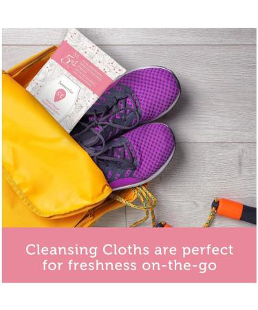 Summer's Eve Sheer Floral Cleansing Cloths - 32 Soft & Refreshing Wipes for Women - Buy Online on GoSupps.com