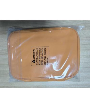 Narwey Hanging Travel Toiletry Bag for Women - Orange (Large) | Cosmetics Makeup Organizer for Travel Size Accessories - Buy Online on GoSupps.com