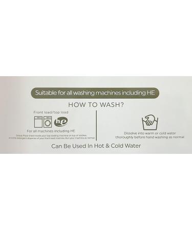 Eco-Friendly Laundry Detergent Sheets - Fragrance-Free Hypoallergenic Plastic-Free (30 Sheets 60 Loads) - Safe & Chemical-Free Cleaning Solution - Buy Online on GoSupps.com