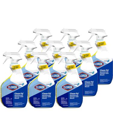 CLOROXPRO Commercial Solutions CLOROXPRO Clean-Up All Purpose Cleaner with Bleach - Original, 32 Ounce Spray Bottle, 9 Bottles/Case (35417)