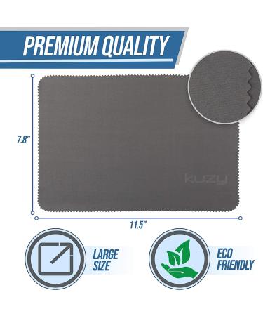 Kuzy Microfiber Cleaning Cloth 3pc Set for Electronics - MacBook Screen Cleaner & Keyboard Cover Cloth - Glasses & Eyeglass Cleaning Cloth - 13-16 inch Pro & Air Models - Buy Online on GoSupps.com