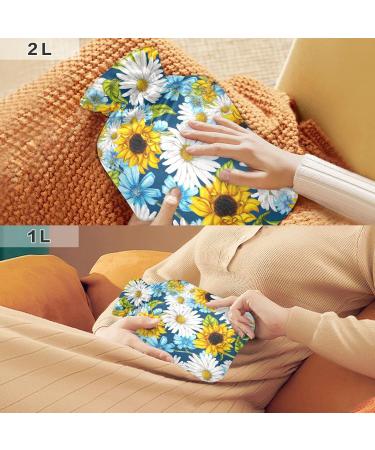 Hot Water Bottle with Lid - 1L Small for Pain Relief & Cramps - BAP-Free - Buy Online on GoSupps.com