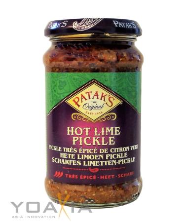 Patak's Hot Lime Pickle 283g - Authentic Indian Flavor | Shop Worldwide - Buy Online on GoSupps.com