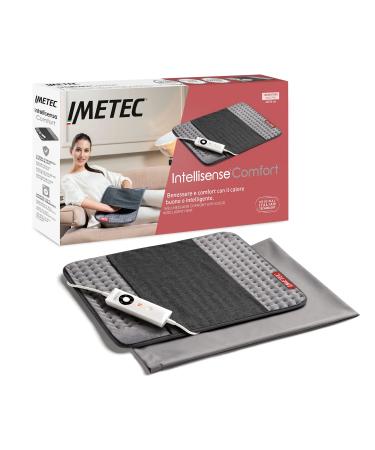 Imetec IntelliSense Comfort multi-purpose heating pillow ideal for the back and stomach bag for the hands fast heating hypoallergenic fabric 5 temperatures electric block safety system washable with feed 40x35 cm