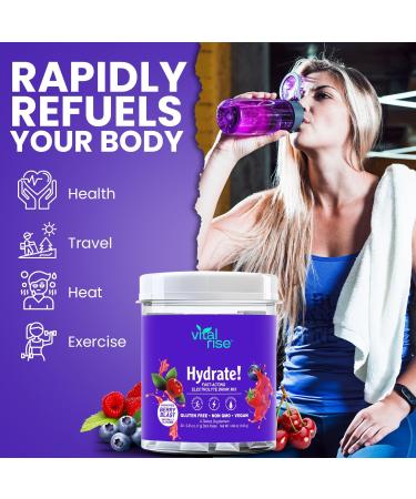 Buy Vital Rise Sugar-Free Electrolytes Powder Packets | Quick Hydration with Low Sodium | Best Electrolytes for Kids & Adults - Buy Online on GoSupps.com