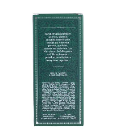 Pre de Provence Men's After Shave Balm 2.5 oz - Bergamot & Thyme | Shea Butter Enriched - Buy Online on GoSupps.com