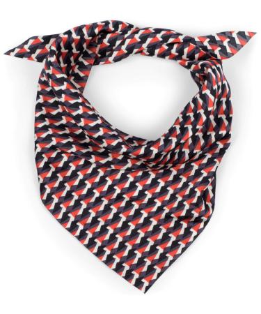 Stylbreaker Women s Elastic Hair Tie with Retro Pattern - Triangular Cloth Scrunchie in Red-Black-Gray - Braid Rubber Hair Band 04027015 - Buy Online on GoSupps.com