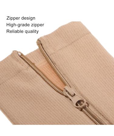 XXL Skin Color Compression Socks for Men & Women - Sport Wade Knee Support for Varicose Veins Relief & Enhanced Circulation - Buy Online on GoSupps.com