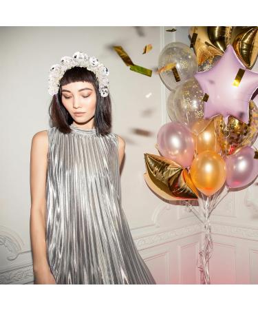 Disco Headband Silver Disco Ball Hair Loop Glitter Ball Headband Mini Disco Balls Accessories Vintage Headband for Women Girls - Buy Online on GoSupps.com
