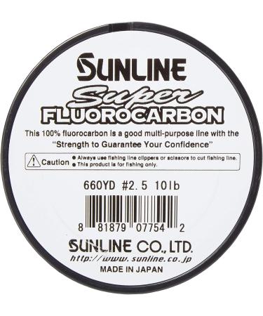 Sunline 63035882 Super Fluorocarbon Clear 10 lb. - 660 yd | High-Quality Fishing Line - Buy Online on GoSupps.com