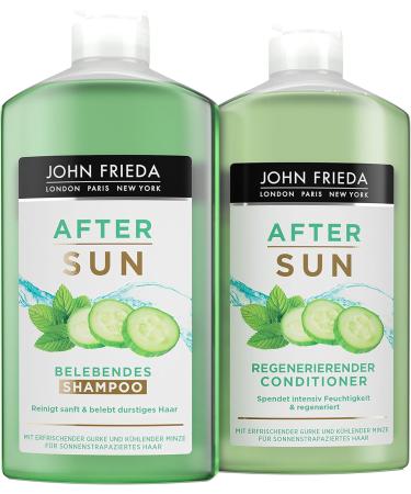 John Frieda After Sun Shampoo 250ml with refreshing cucumber and refreshing mint - Buy Online on GoSupps.com