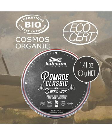 Hairgum Beard Styling Wax & Pomade | Organic Men's Hair Wax for All Hair Types | Firm Hold & High Shine | Long-Lasting Natural Hair Styling - Buy Online on GoSupps.com