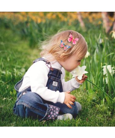 Buy Hifot Butterfly Hair Clips for Girls - 10 Pieces of Cute Hairpins & Bows | Stylish Children s Hair Accessories & Headbands for All Ages - Buy Online on GoSupps.com