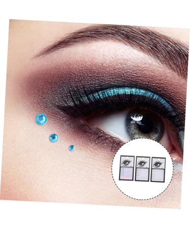 FRCOLOR 3 Sets Eye Makeup Stickers Delicate Jewellery Body Stickers Makeup Jewels Face Jewellery for Sticking Rainbow Rhinestones Alien Face Jewels Diamond Nail 5X5X50.2CM Assorted Colours A - Buy Online on GoSupps.com