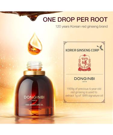 Donginbi 1899 Signature Oil - Skin Barrier Repair & Firming Face Oil for Women Jojoba Seed Oil & Sweet Almond Oil for Sensitive Skin Korean Red Ginseng Skin Care 0.88 floz / 25ml 0.88 Fl Oz (Pack of 1) - Buy Online on GoSupps.com
