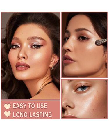 Highlighter Makeup Palette - Long Lasting Shimmer & Glitter Highlighter for Women | Professional Face Highlighter Powder -02 - Buy Online on GoSupps.com