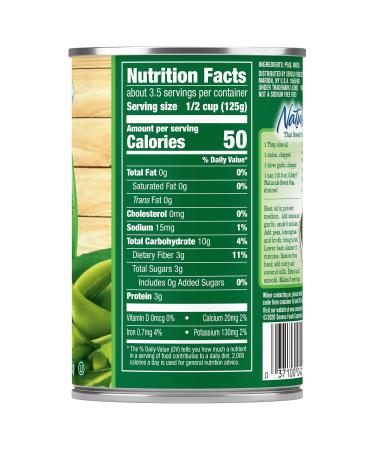 Libby's Naturals Sweet Peas - No Added Salt or Sugar, Naturally Sweet & Nutty | Tender & Succulent, Creamy Smooth | Grown & Made in the USA | 15 oz (Pack of 12) - Buy Online on GoSupps.com