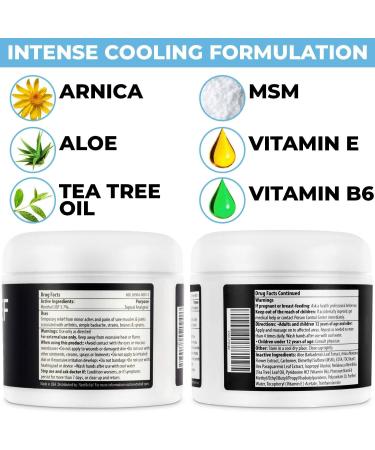 NextRelief Cooling Pain Relief Cream - USA Made Arnica Aloe & Tea Tree Oil for Muscle & Joint Pain - 3 Oz - Buy Online on GoSupps.com