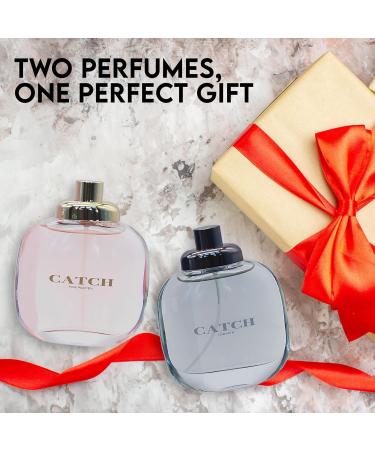 Catch Couple Set Perfume for Women/Men Eau De Parfum - Amber Floral Jasmine Bourbon Vanilla & Woods Oriental-Floral Women/Men Cologne with a Modern Twist Elegant 100ml Bottle for Best Gift - Buy Online on GoSupps.com
