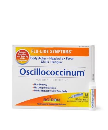 Boiron Oscillococcinum Natural Flu Relief - 12 doses per Pack - 1 Each.