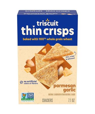 Triscuit Thin Crisps Parmesan Garlic Whole Grain Wheat Crackers 7.1 oz