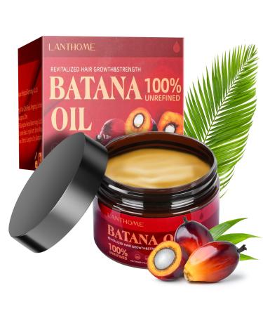 ACWOO Raw Batana Oil for Hair Growth 120ML Organic Batana Oil Pure & Natural Batana Oil for Healthier Thicker Fuller Hair Eliminate Hair Split Ends Repairs Damaged Hair for Men & Women