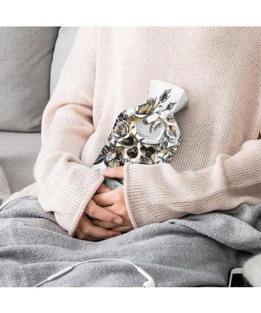 Skull Hot Water Bottle with Plush Cover - Hand Warmer for Adults & Children | 26.5x15.3cm | International Shipping Available - Buy Online on GoSupps.com
