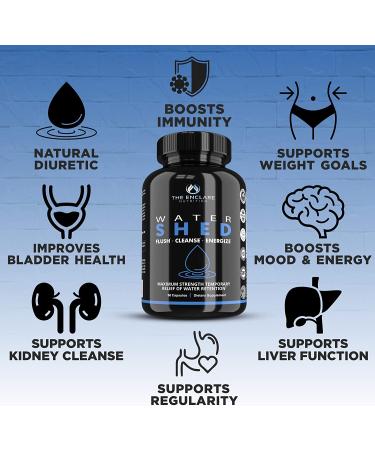 Water Pills Diuretic for Water Retention & Liver Detox - Kidney Cleanse & Bloating Relief with Green Tea, Cranberry & Dandelion Root - Vitamin B6, Chloride & Potassium for Weight Loss - Buy Online on GoSupps.com