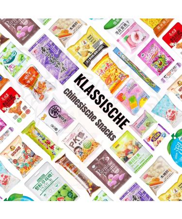 McKona-Coffret Cadeau XXL De 25 Snacks Et Bonbons Chinois - S lection De Biscuits Chocolats Et Sucreries - Inclus Guide Culturel - Voyage Gourmand Autour Du Monde - Id e Cadeau Originale - Buy Online on GoSupps.com