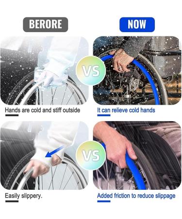 Silicone Wheelchair Push Rim Covers 1 Pair Non-Slip Wheelchair Hand Push Cover Rear Wheel Grips Cover Wheelchair Rear Wheel Cover for Improve Grip and Traction Orange-22inch (Color : Pink Size : 24inch Pink - Buy Online on GoSupps.com