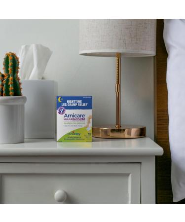 Boiron Arnicare Leg Cramps PM - Nighttime Relief for Cramps & Stiffness in Feet/Calves - 60 Tablets - Fast International Shipping - Buy Online on GoSupps.com